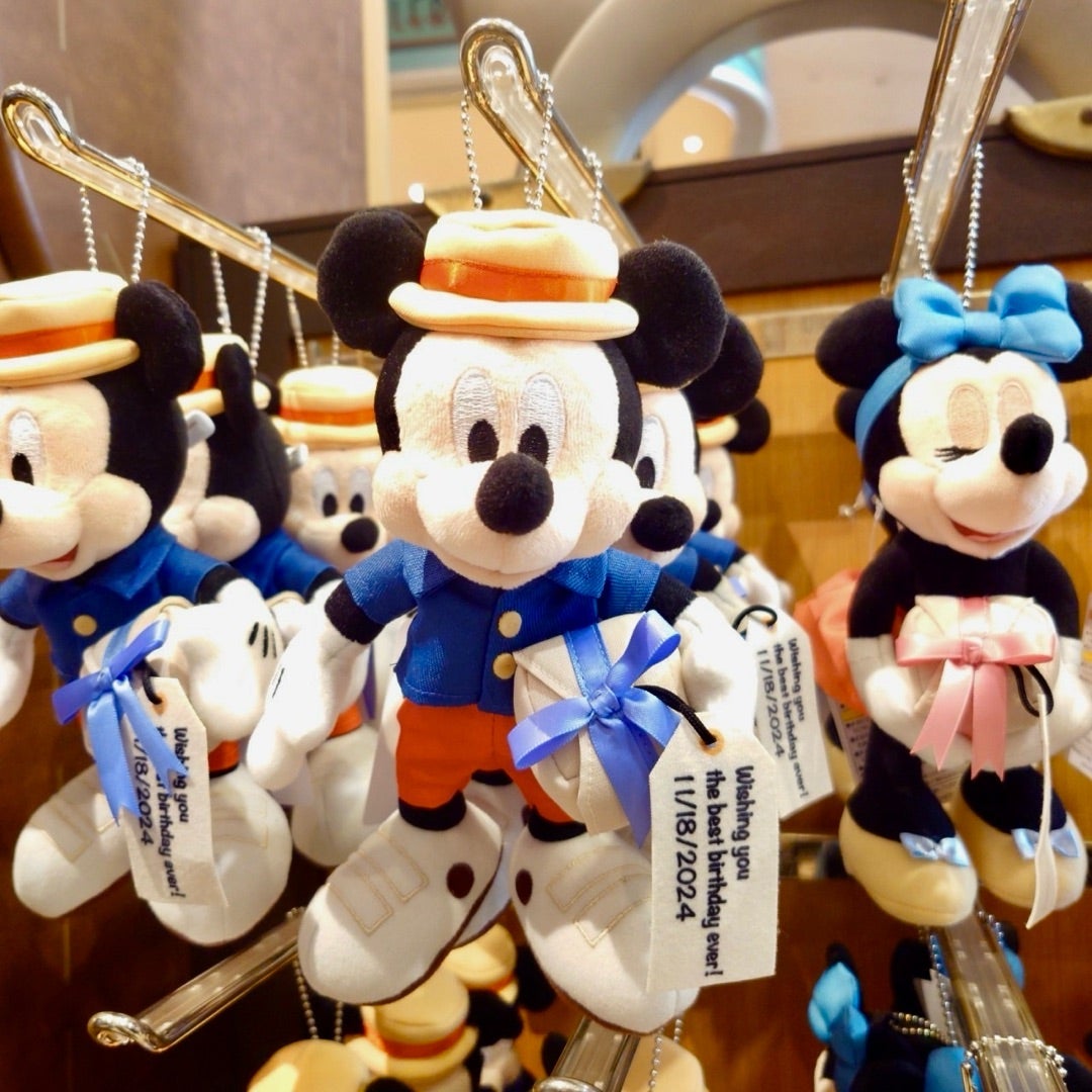 東京ディズニーリゾート ミッキー＆ミニーの2024年誕生日ぬいぐるみ