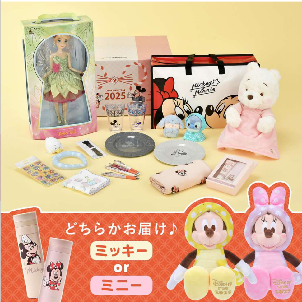 今年もきたぁぁぁ！！お得すぎるディズニーストアの福袋…約3倍相当