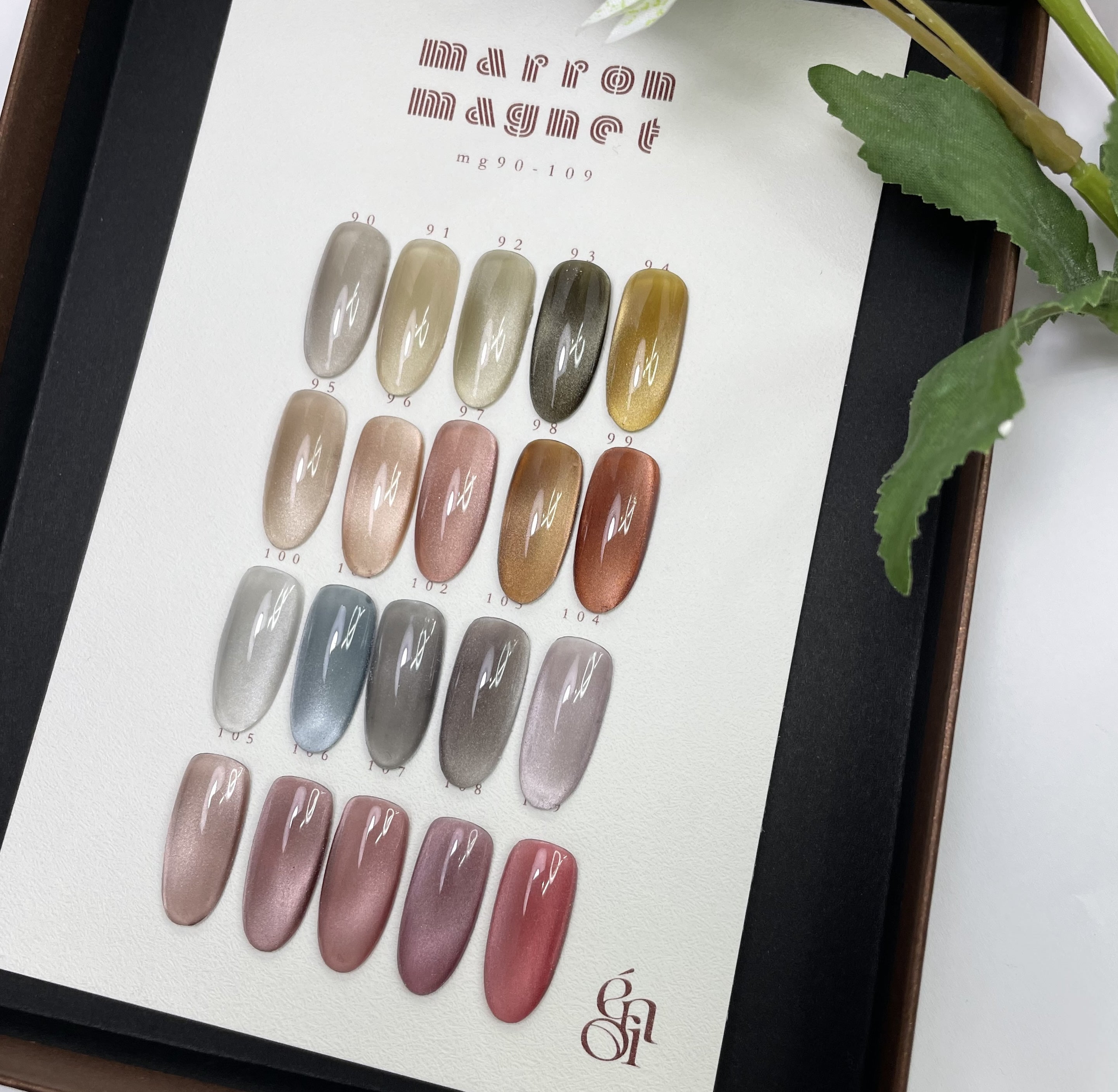 新色入荷のお知らせ]enoi マロンマグネット ジェル 全色入荷しました