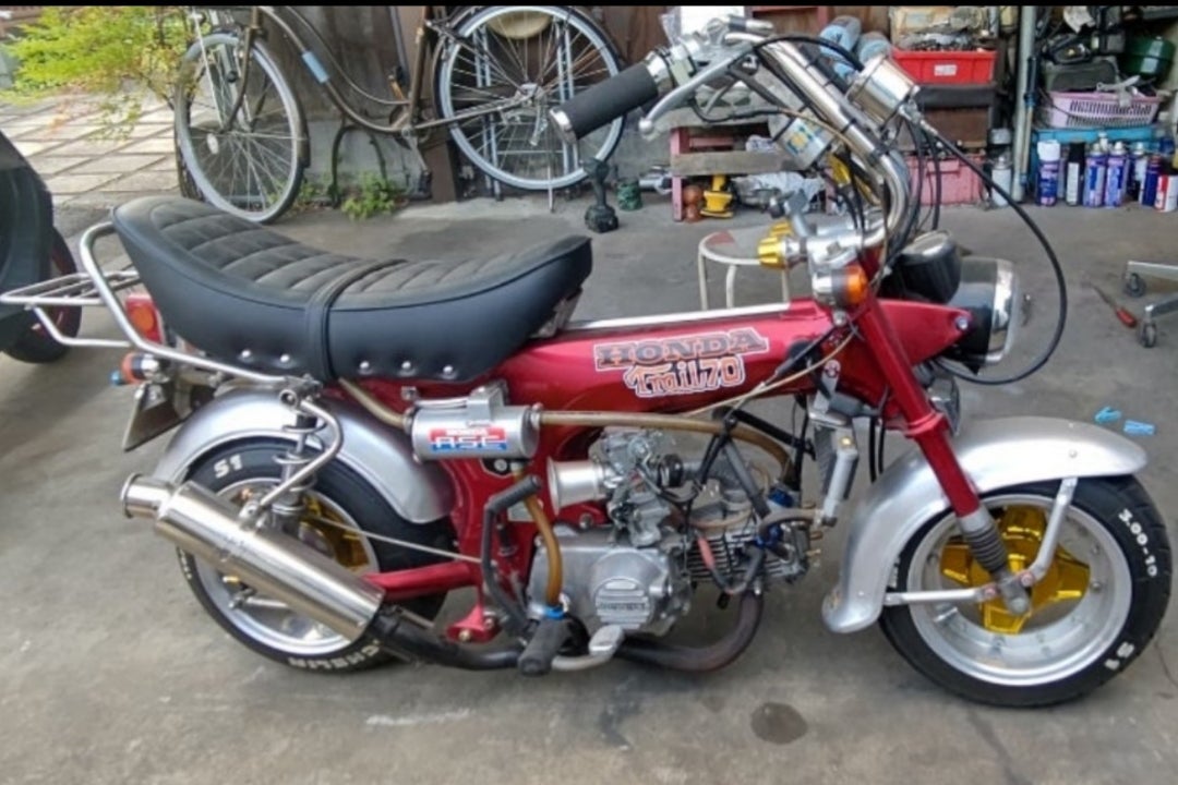 コピーバイク ダックス シャリー 4本ハブのやり方 モンキー ボアアップ