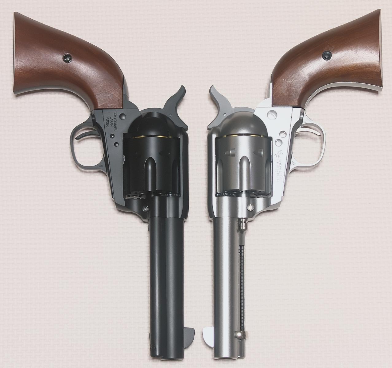 驚】東京マルイ SAA.45 シビリアン 4 3／4インチ シルバーを構えてみて