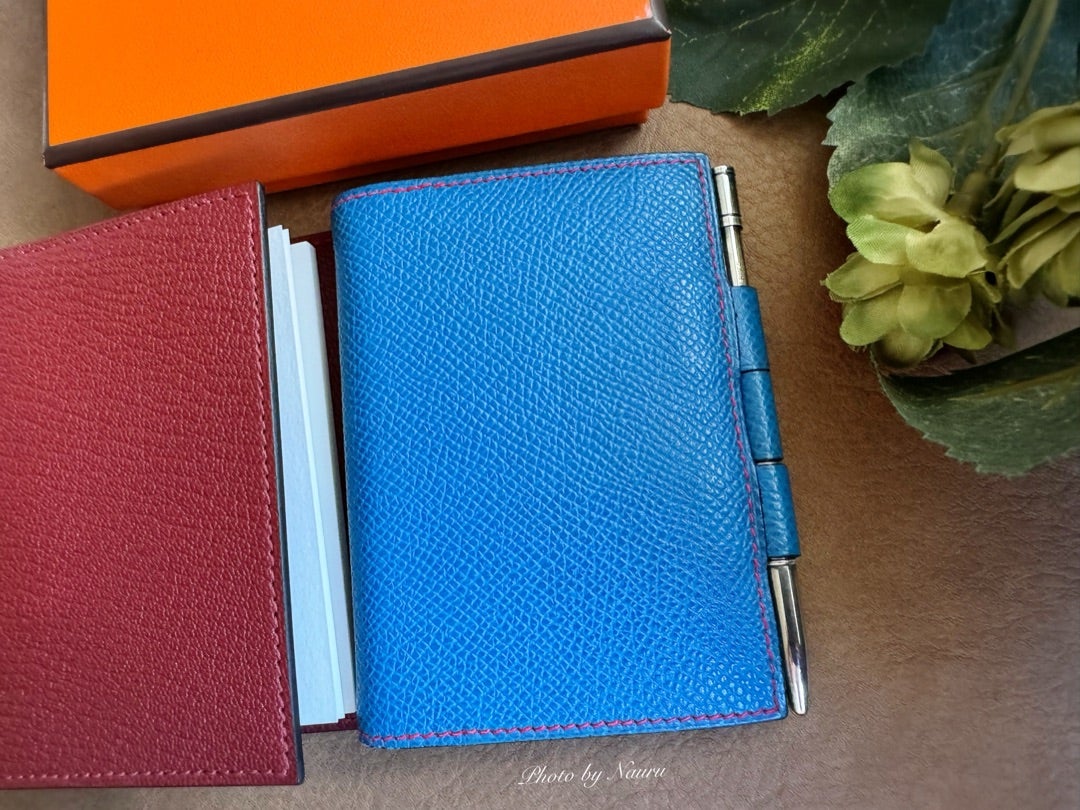 エルメス革小物♡ミニスケジュール帳のカバー(アジャンダカバーPM)を