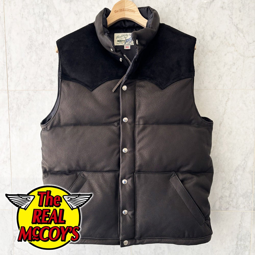 再入荷情報♪ JOE McCOY レザーダウンベスト | リアルマッコイズ名古屋
