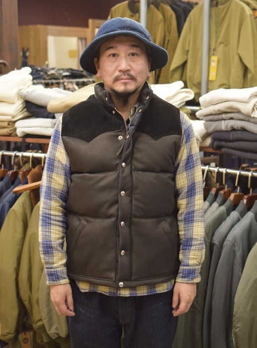 リアルマッコイズ 鹿革ダウンベスト サイズ感 | barnstormer