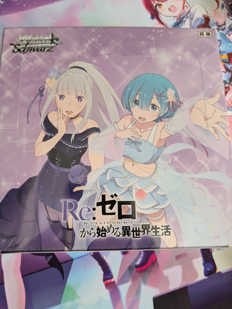 ヴァイスシュヴァルツ】Re:ゼロから始める異世界生活Vol.3【開封