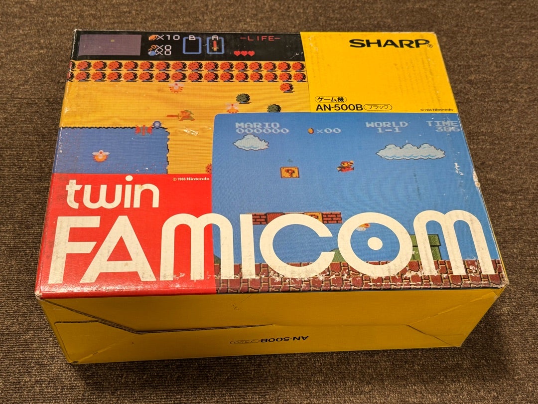 前期型ツインファミコン箱付き開封 | Synergy@Quest