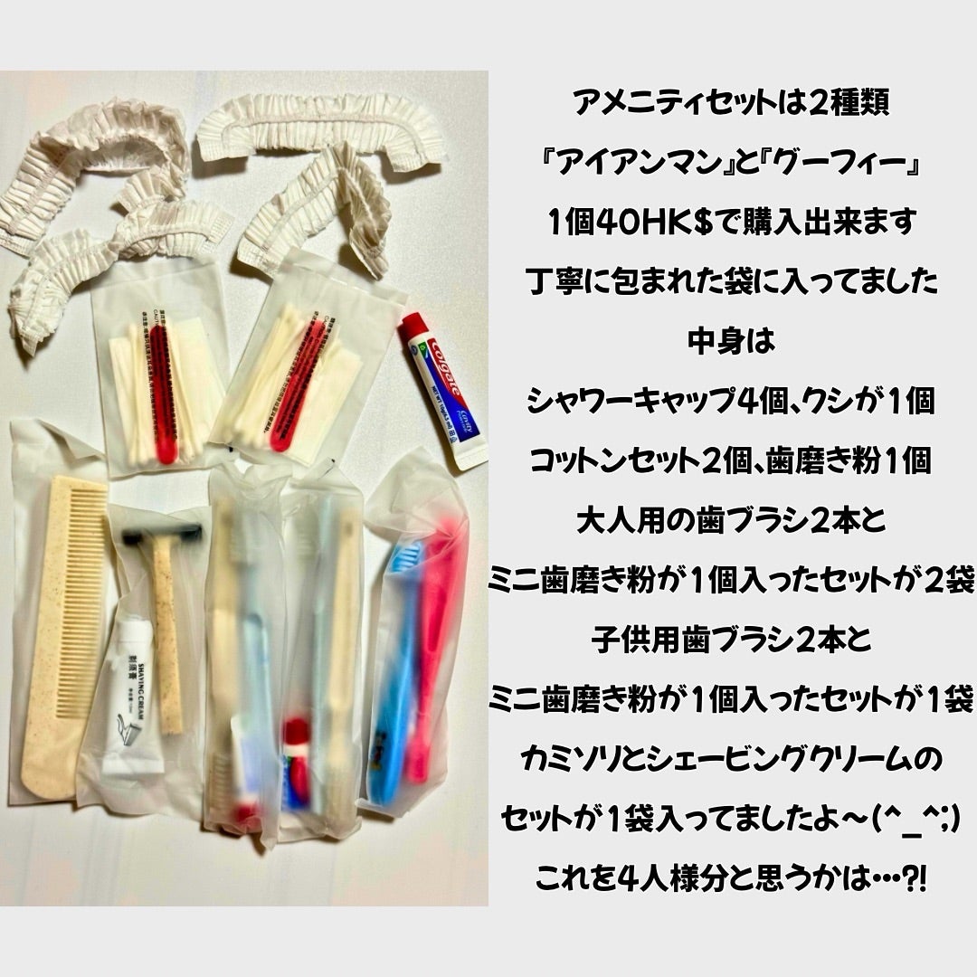 ずっと気になってた香港ディズニーホテルの有料アメニティ | ☆すー