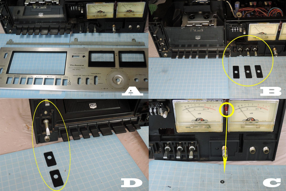 テクニクス カセットデッキ「RS-615U」修理・整備・感想 | ヨッシー