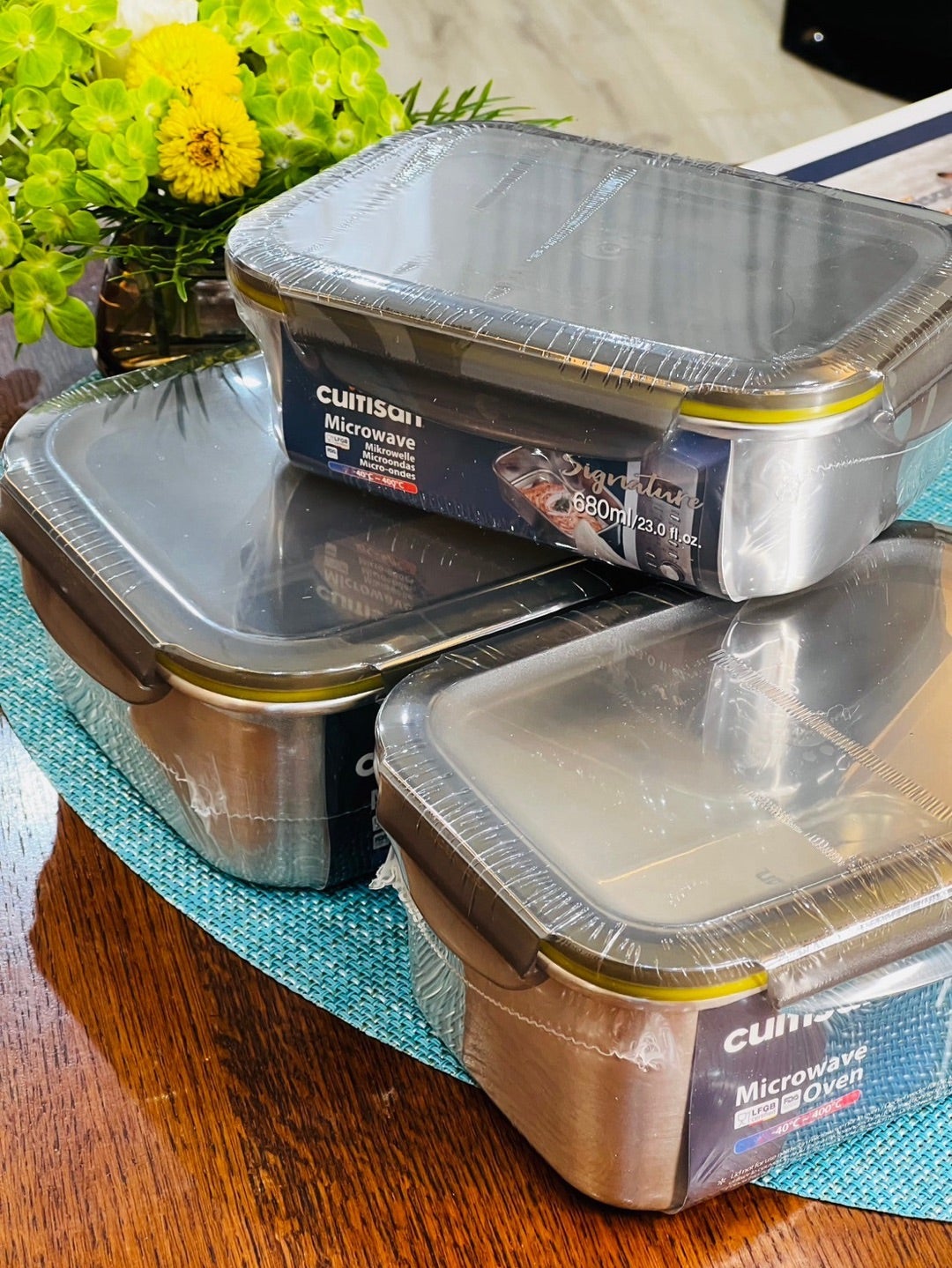 世界初！電子レンジOK！ステンレス製の保存容器「Cuitisan Signature3