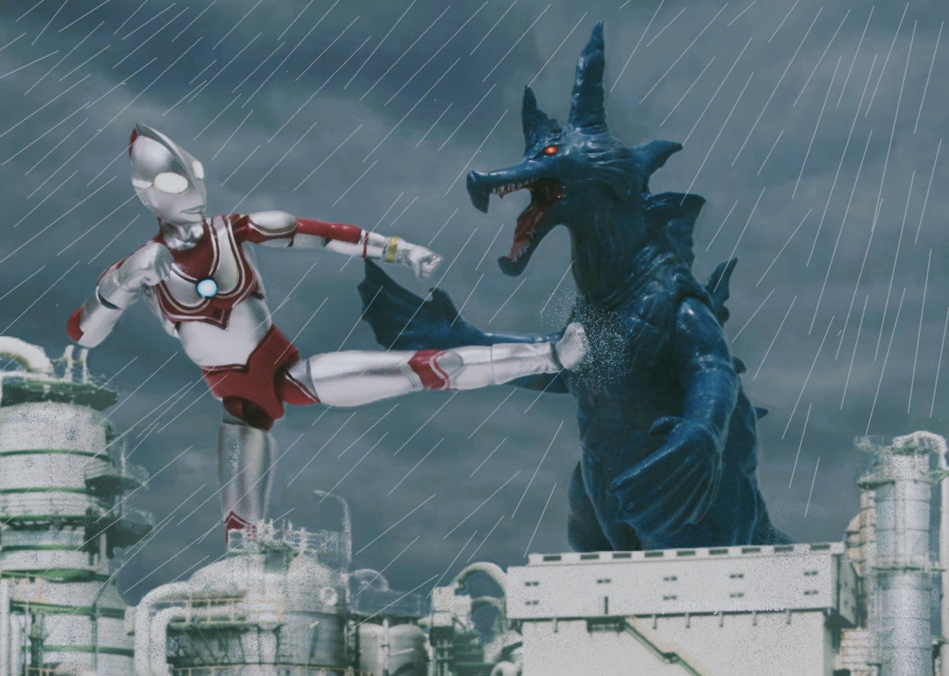 ソフビ改造 巨大魚怪獣ムルチ（現行サイズ版） | 徒然なるTOYレビュー日記