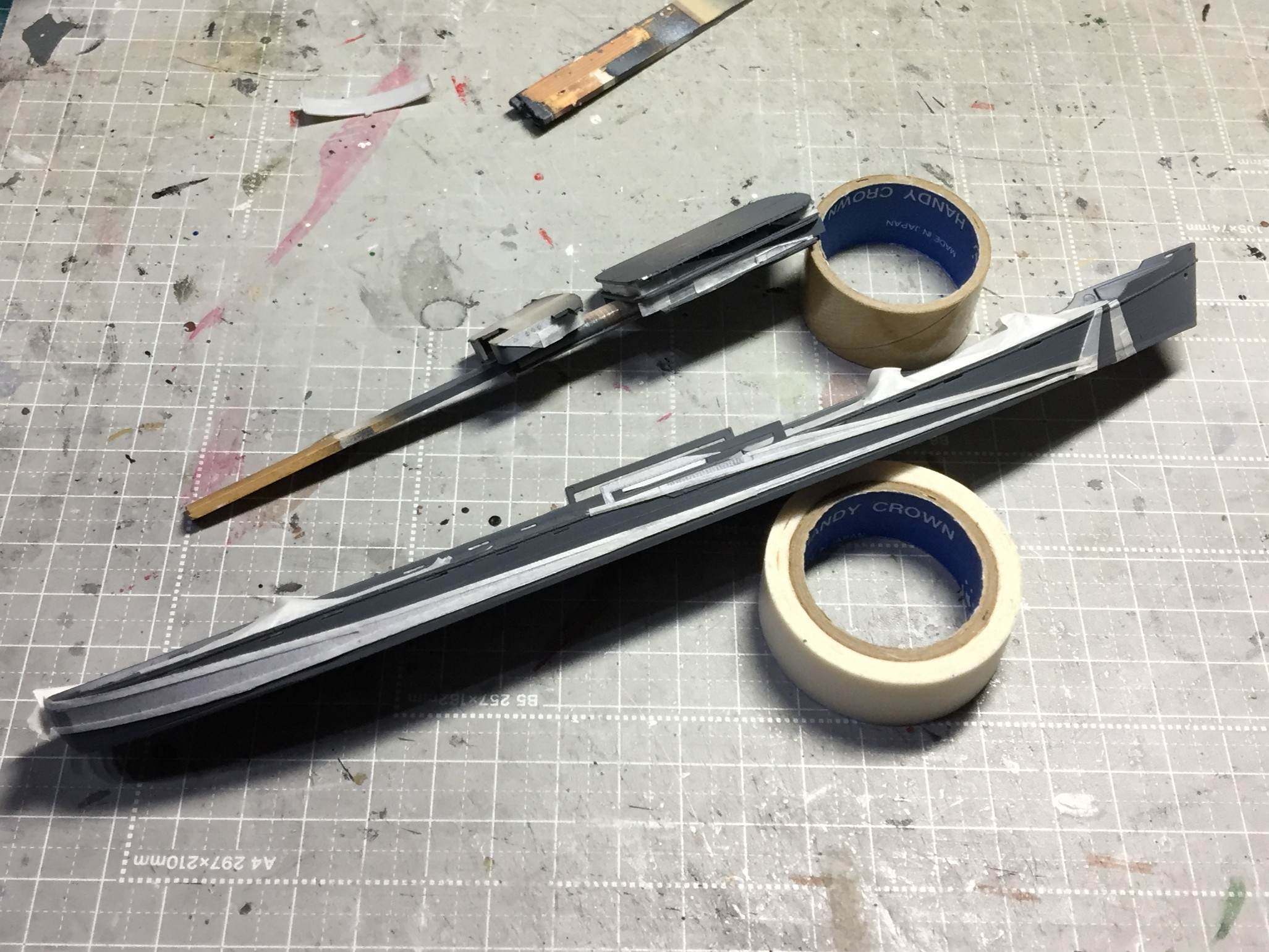 フジミ特1/700特 特設水上機母艦 相良丸 製作誌4 | かどりき海軍工廠