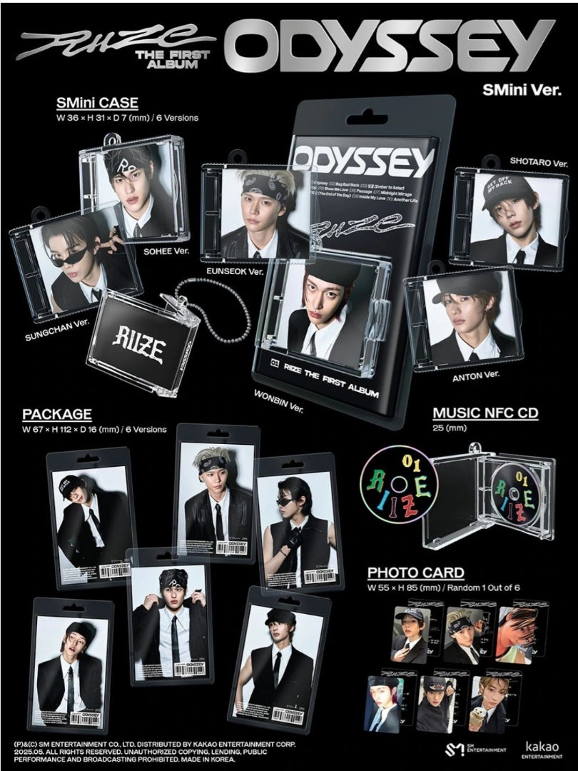 riize odyssey 中国 star 特典 チェキ 6枚セット riize odyssey 中国