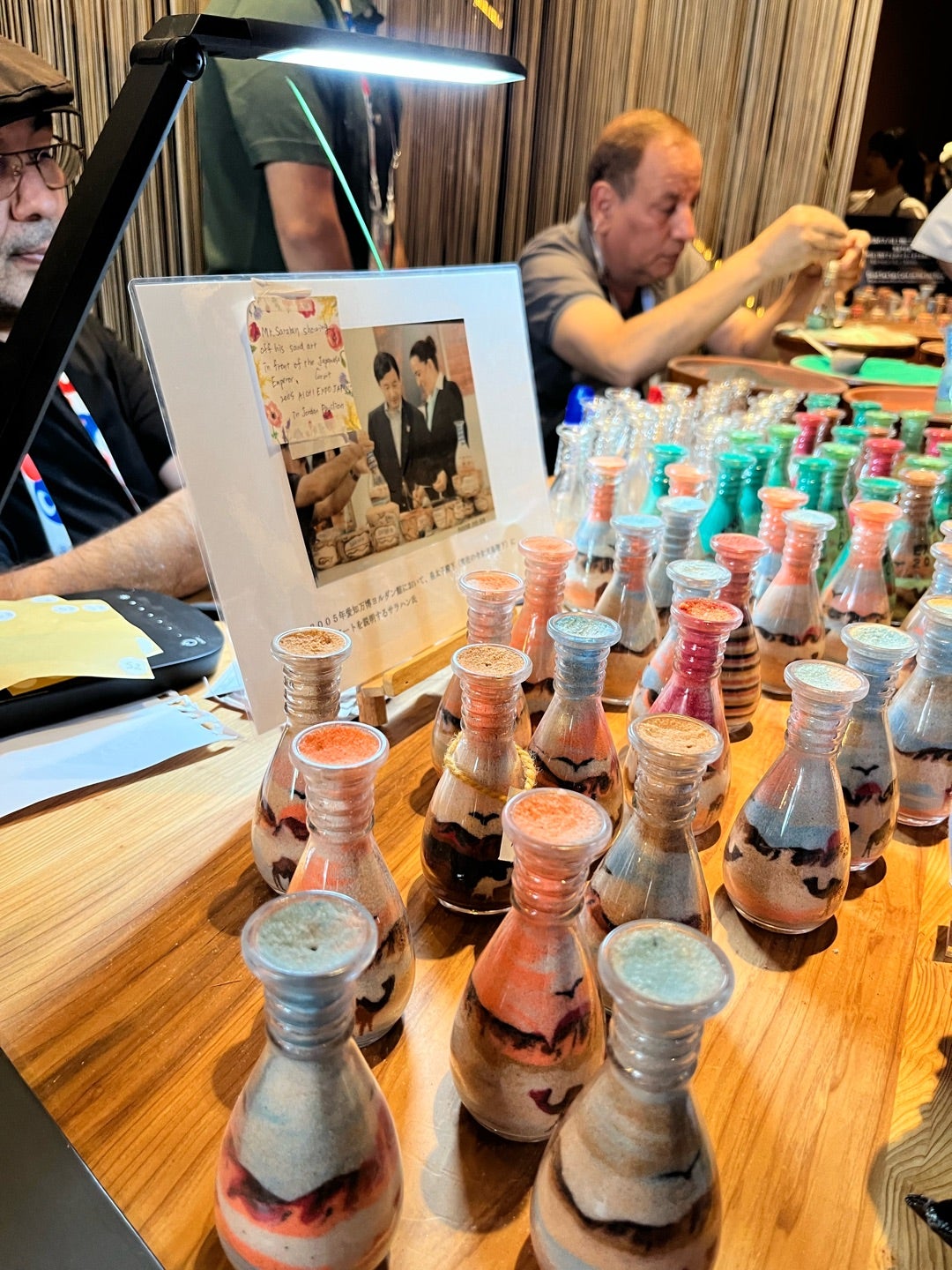 ヨルダン サンドアート 万博 EXPO 2025 砂 ショップ ヨルダン サンド