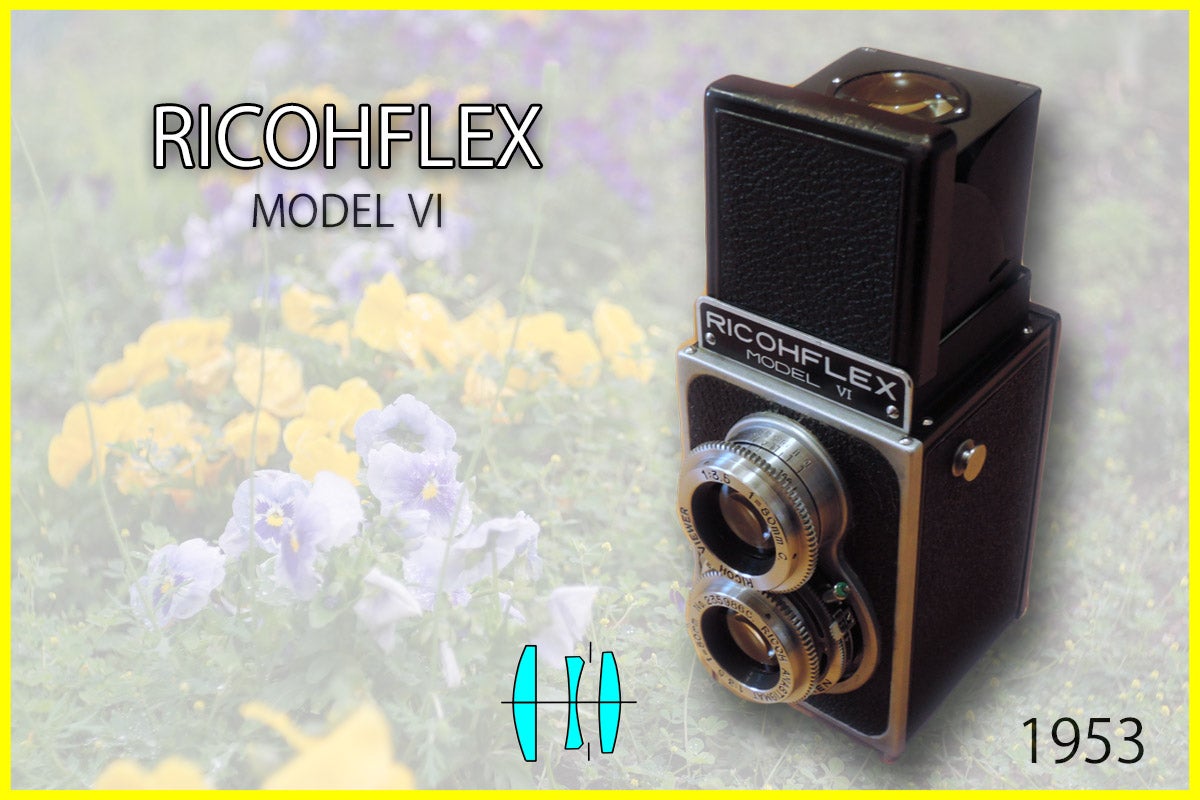 フィルム二眼レフカメラ「RICOHFLEX MODEL Ⅵ」分解清掃・作例