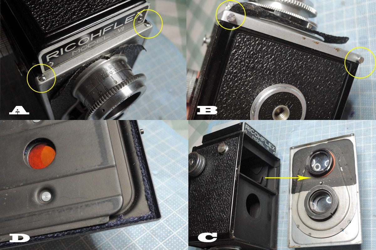 フィルム二眼レフカメラ「RICOHFLEX MODEL Ⅵ」分解清掃・作例