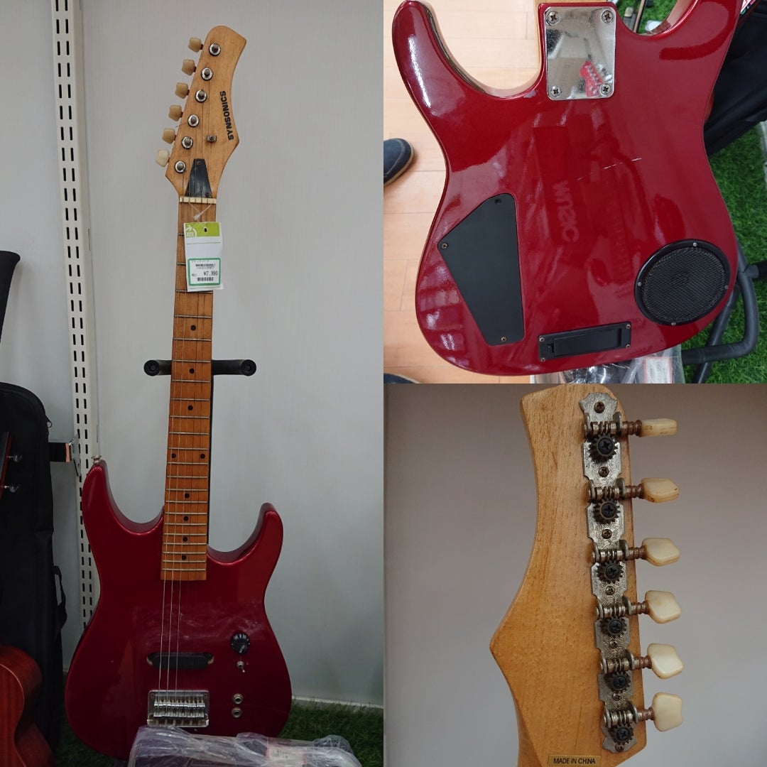 2990円で購入したアンプ内蔵エレキギター(synsonics) | 蜂坊主のブログ