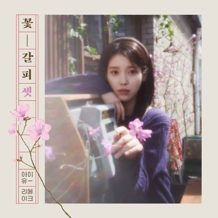 IU 花しおり CDP プレイヤー リメイク アルバム 開封済み 限定 IU