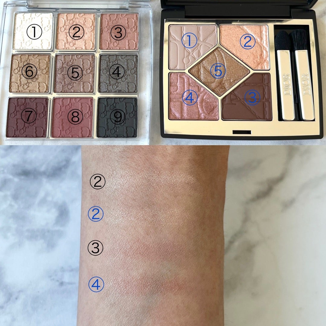 バックステージアイパレットと比べてみた！【ディオール限定アイ