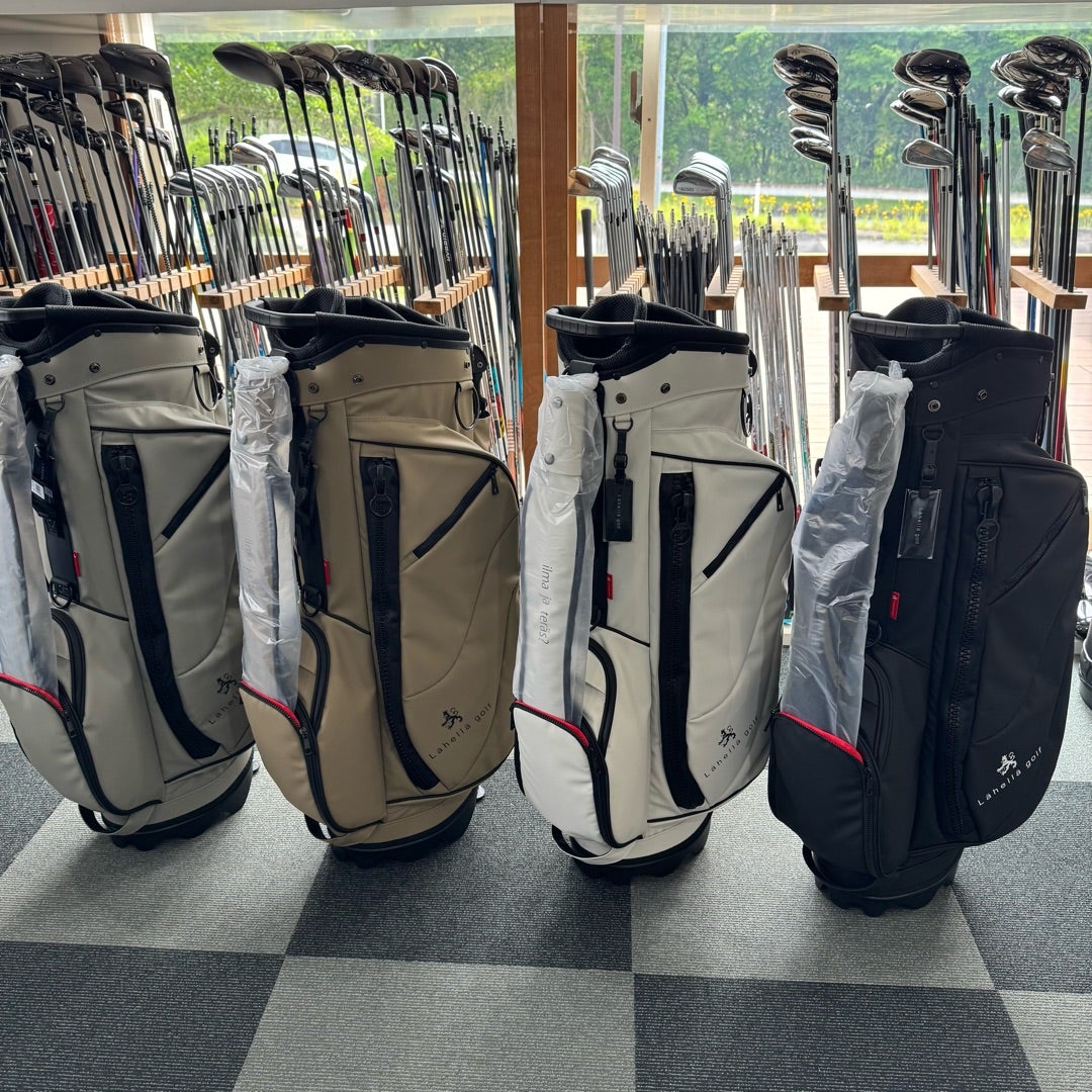 ラヘラゴルフ「Big zipper スタンドキャディバッグ」入荷しました