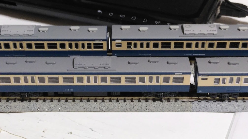 KATO 113系1500番台スカ色の改修1―中間車に幌を取付 | 続・赤い狐と緑の狸