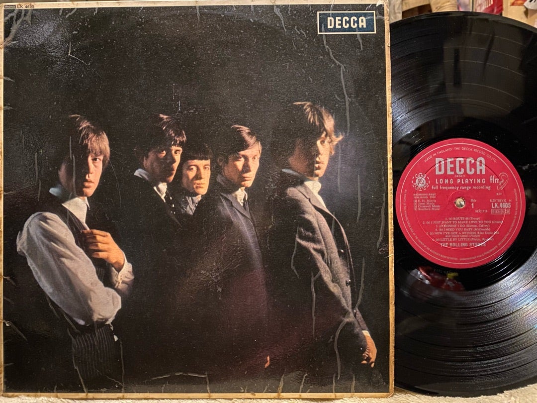 初期ストーンズの英国DECCAと米国LONDONのレコードを効率よく収集する