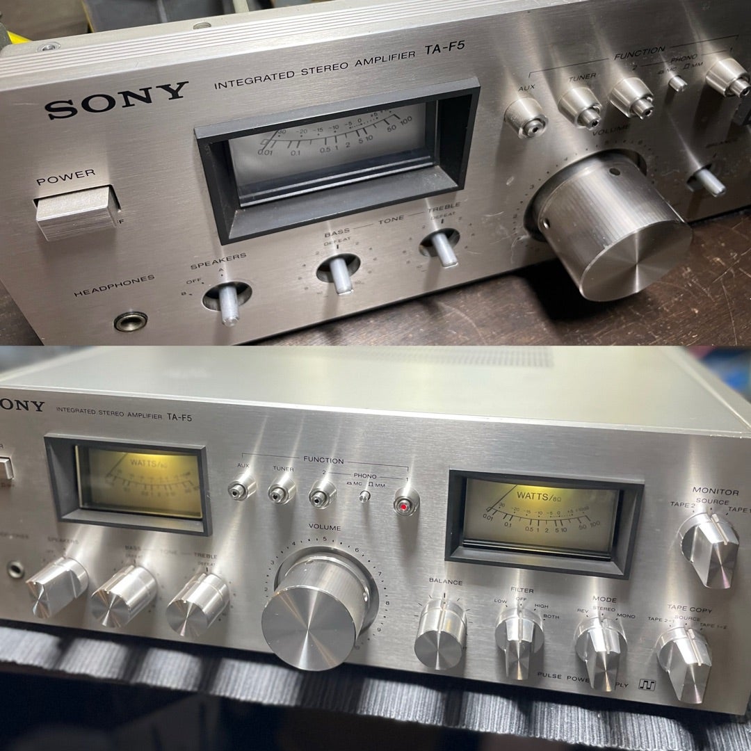 SONY TA-F5のアンプ修理 | 藤田真弥（Shinya Fujita）のブログ