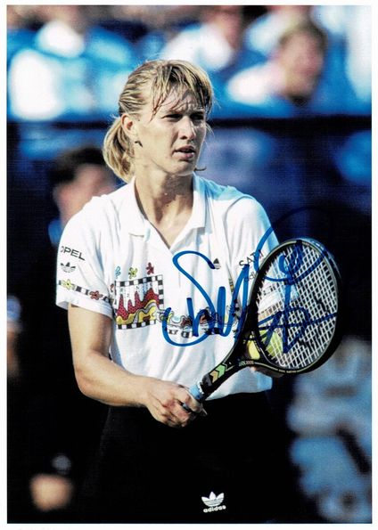 売却済】シュテフィ・グラフ自筆サイン入写真（2） Steffi Graf
