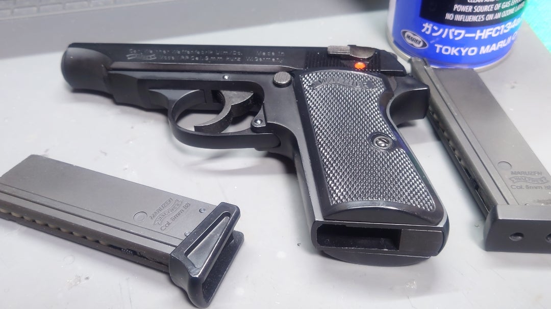 又々ガス漏れしてる！え〜加減にせいよマルゼンPPK系マガジン！自分で