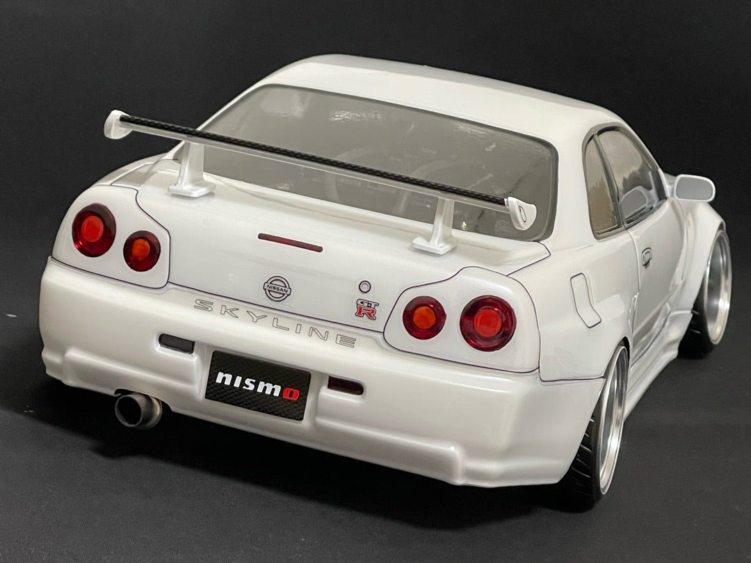 R34スカイラインGT-R ボディ製作30 | ユウ⭐︎のスローRCライフ