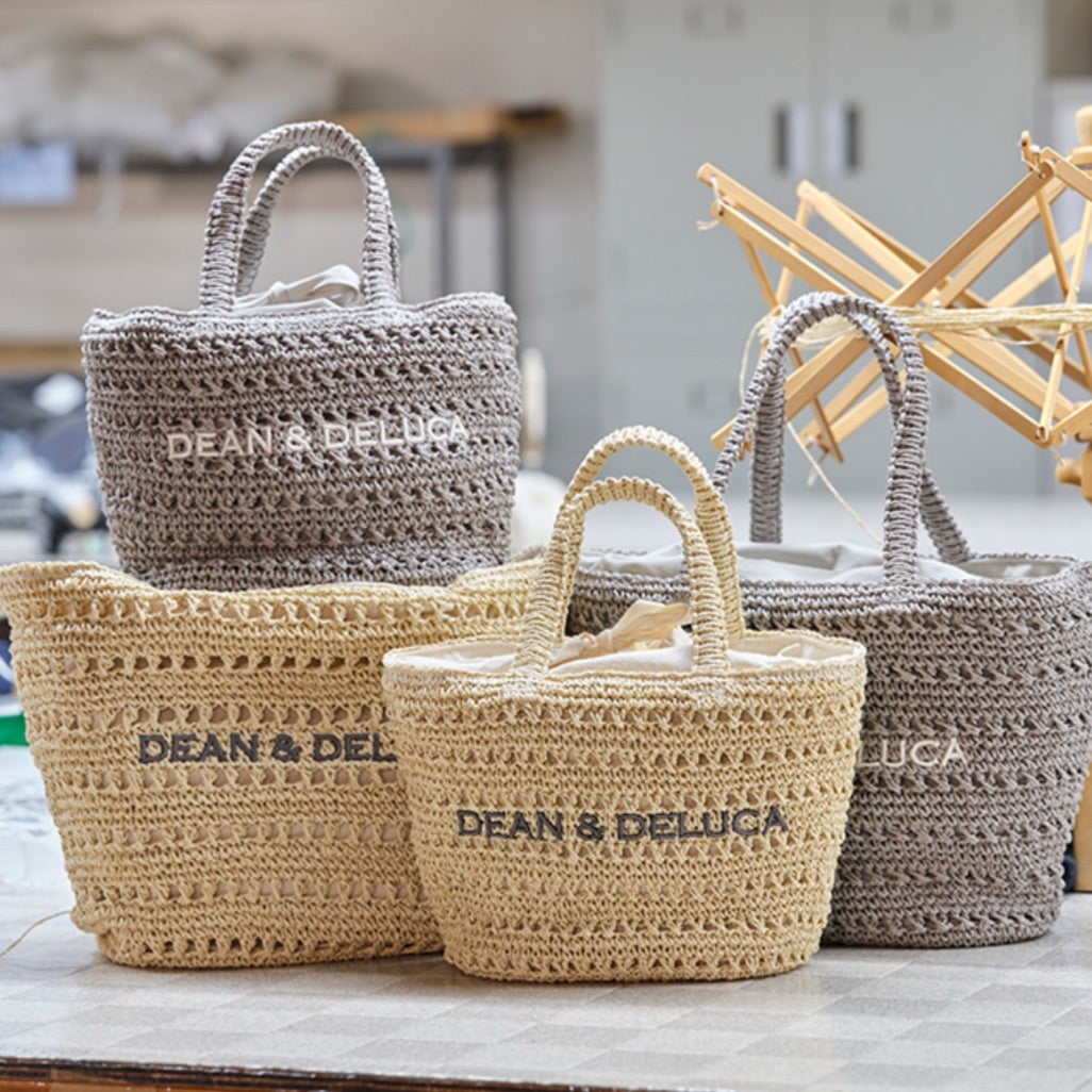 7/8発売】DEAN & DELUCA × BEAMS COUTURE バスケットバッグ
