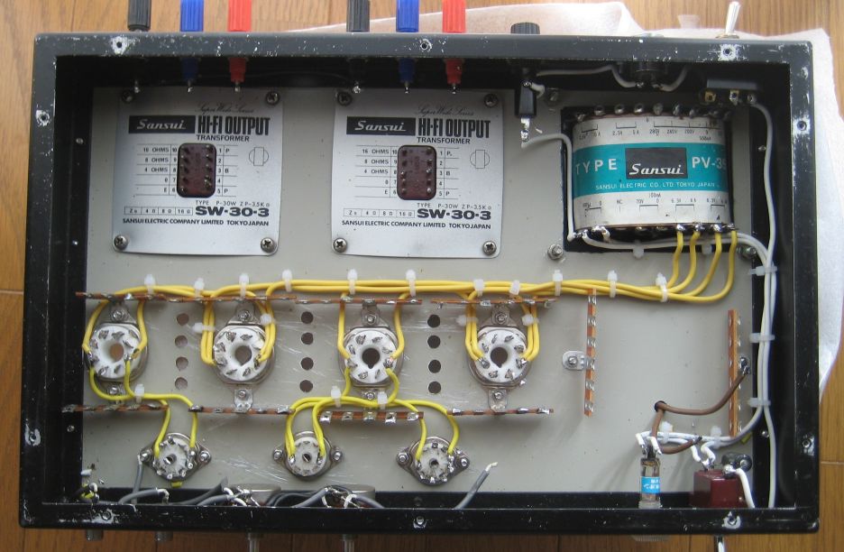 EL34（6CA7）プッシュプル・アンプの製作② / 配線作業開始 | 真空管