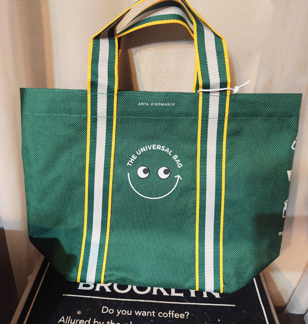 ナショナル麻布✕アニヤ・ハインドマーチ ユニバーサルバッグ | Happy