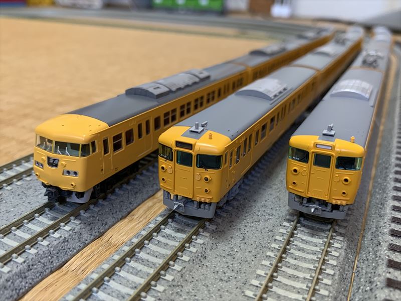 祝！マイクロエース 115系3000+3500番台（濃黄色・クーラー交換車