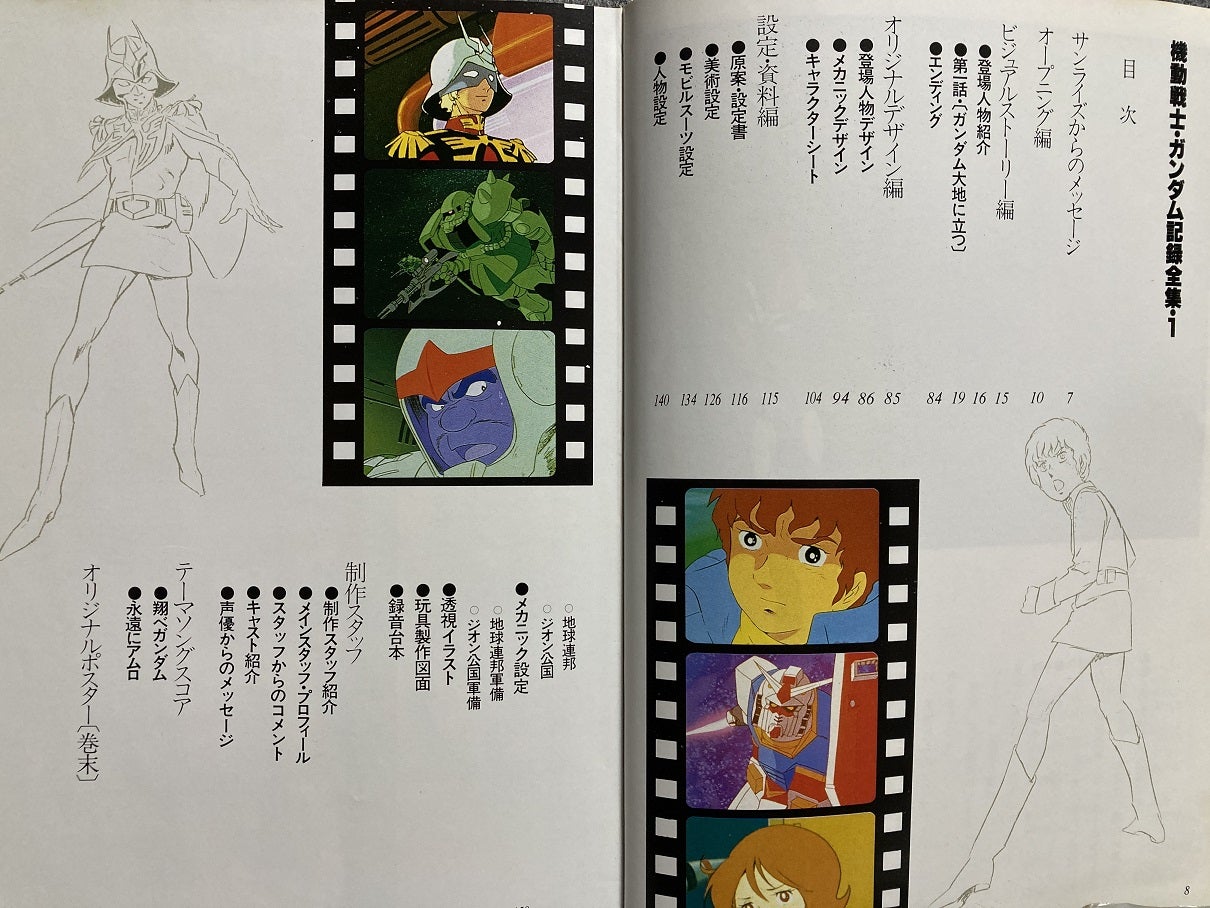 当時、夢中で見ていたアニメ『機動戦士ガンダム』の記録全集 全5巻