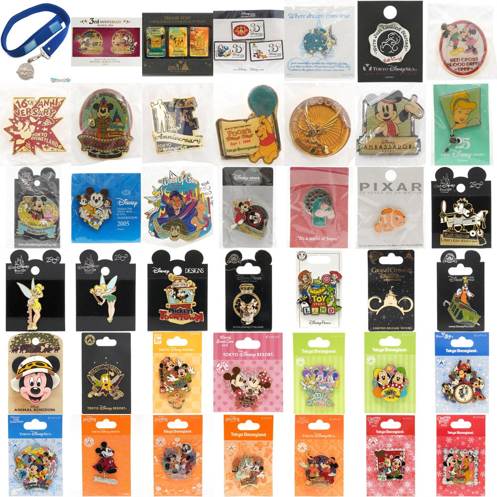 Disney Parks/ディズニーパークスのPins/ピンズ・ピンバッジ各種を