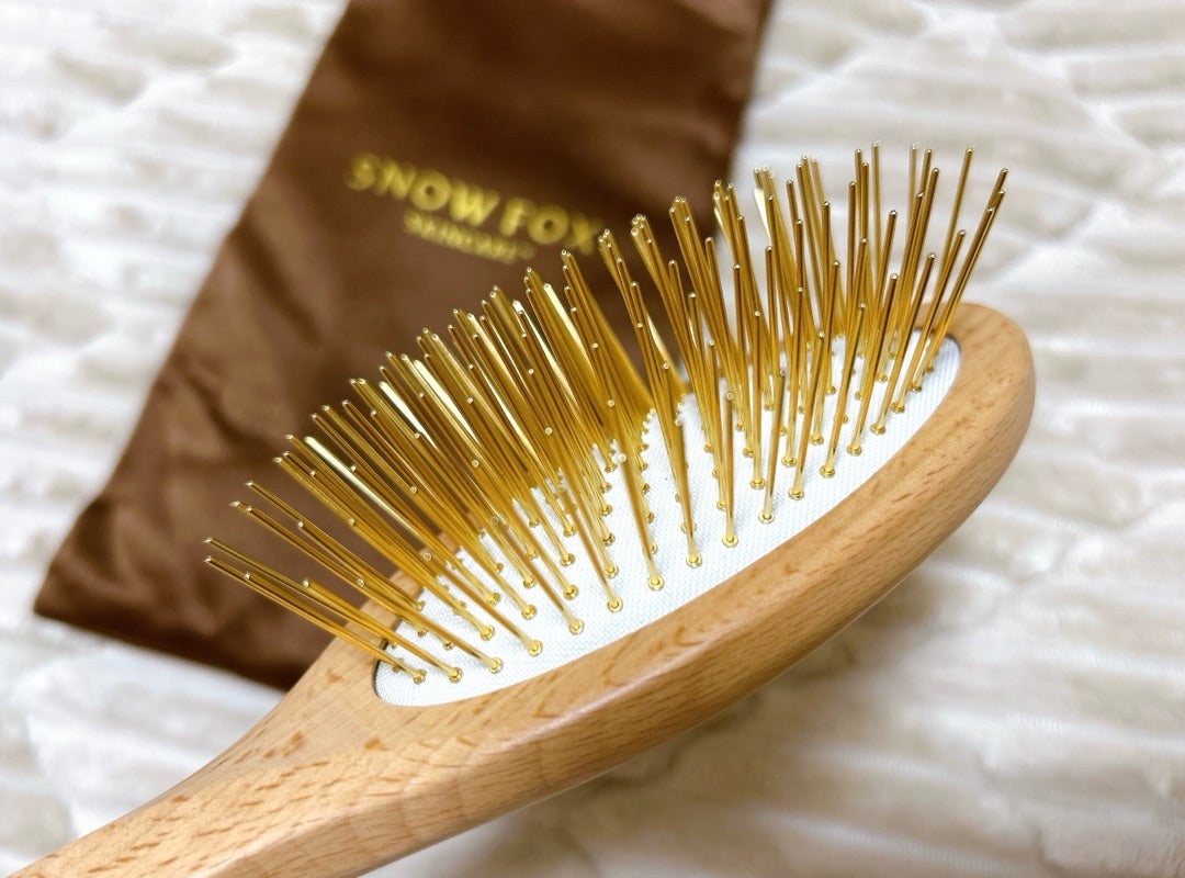 美品】 FOX 24Kゴールド スカルプブラシ FOX スカルプブラシ スノー