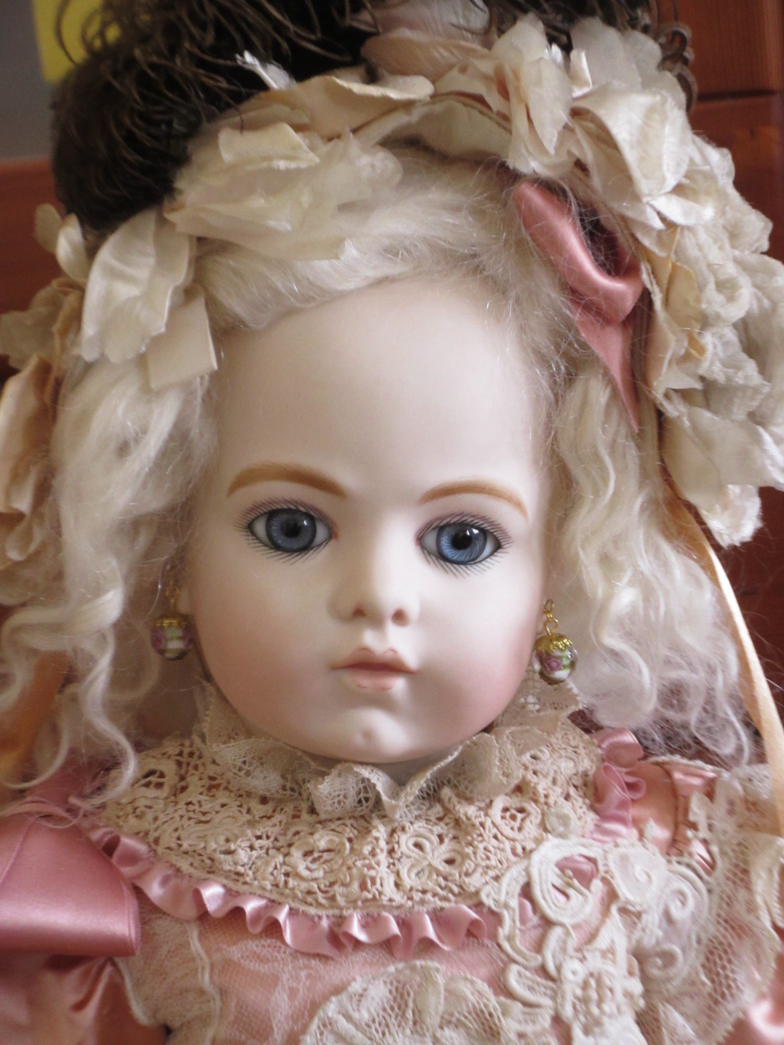 リプロダクトドール アンティークドール ビスクドール べべタビト 旅人