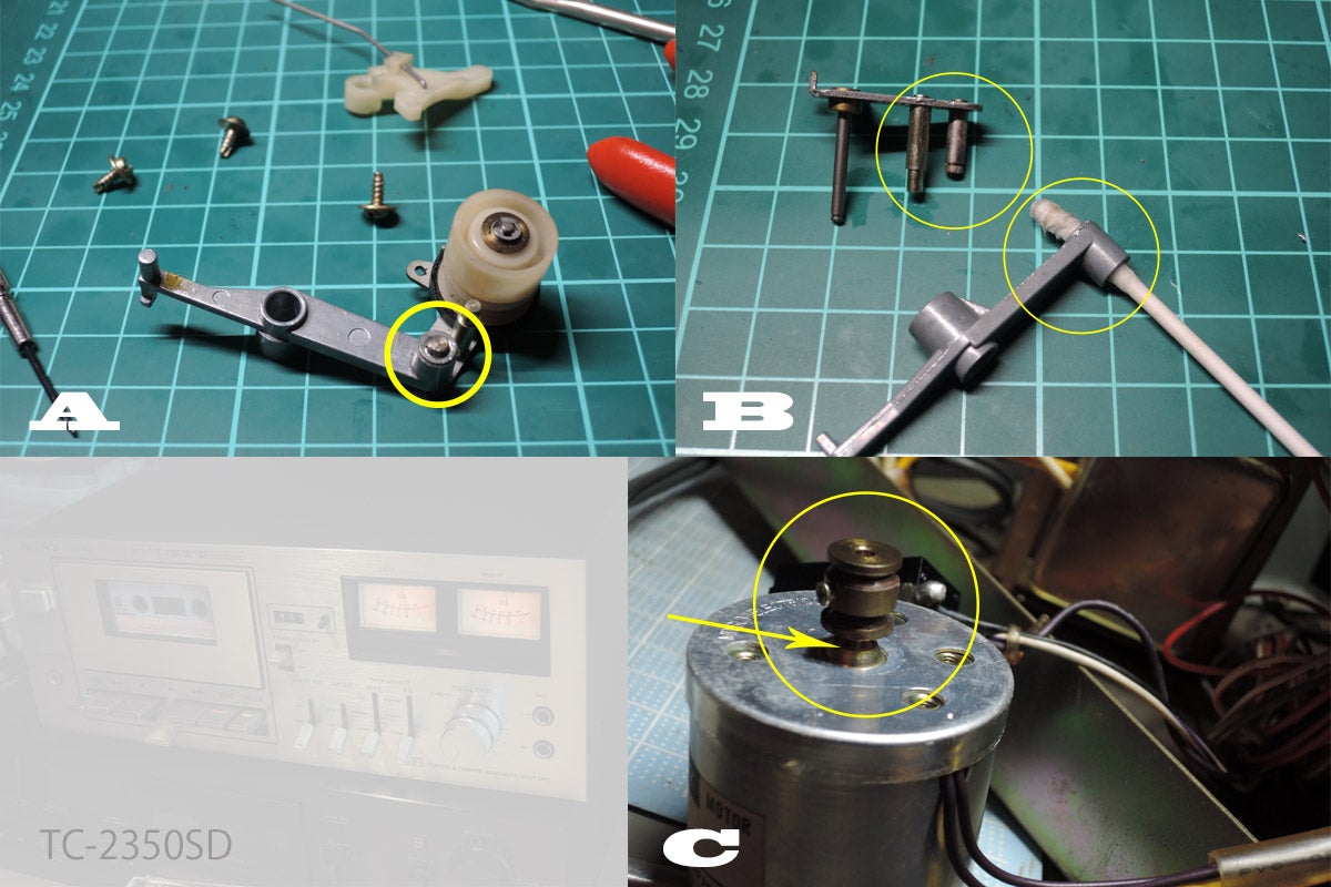 ソニー・カセットデッキ「TC-2350SD」分解修理・レビュー | ヨッシー