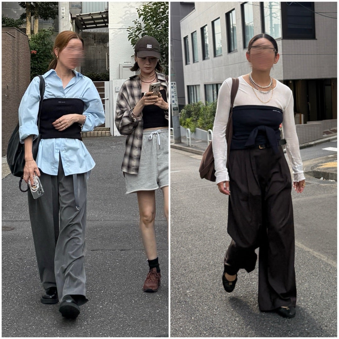 まさかの被ったmiumiuビスチェ！！展示会コーデ | 3児ママsayaの