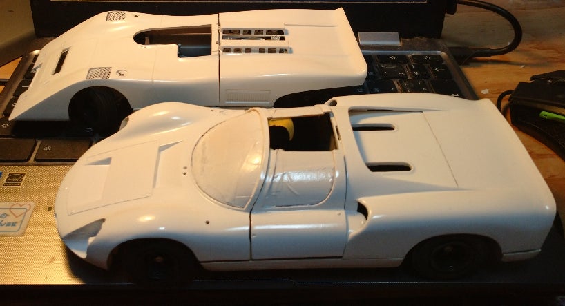 ナガノ＆エーダイ1/20ポルシェ910(カレラ10) 917スパイダーレストア