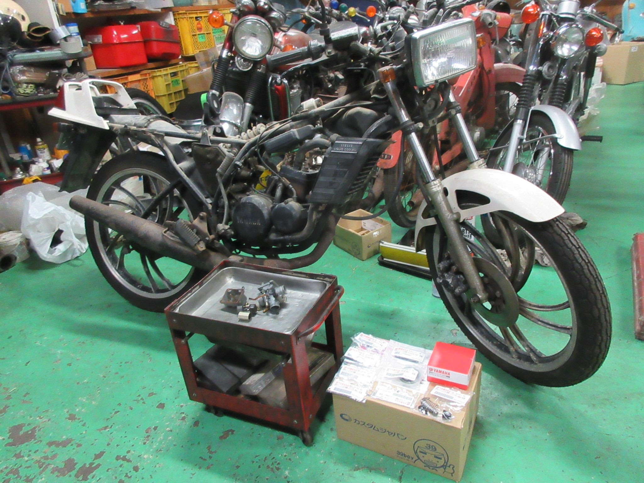 RZ50初期型の整備依頼 3 エンジン始動！ | レストアくんのブログ