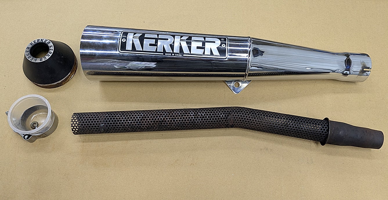 KERKERマフラーバラしてみた | MACHIDA BASE