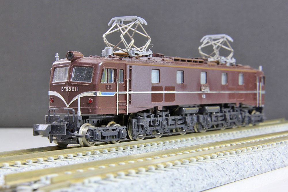 KATO Nゲージ】ジャンク品 EF58-61を分解し車体洗浄しました（2
