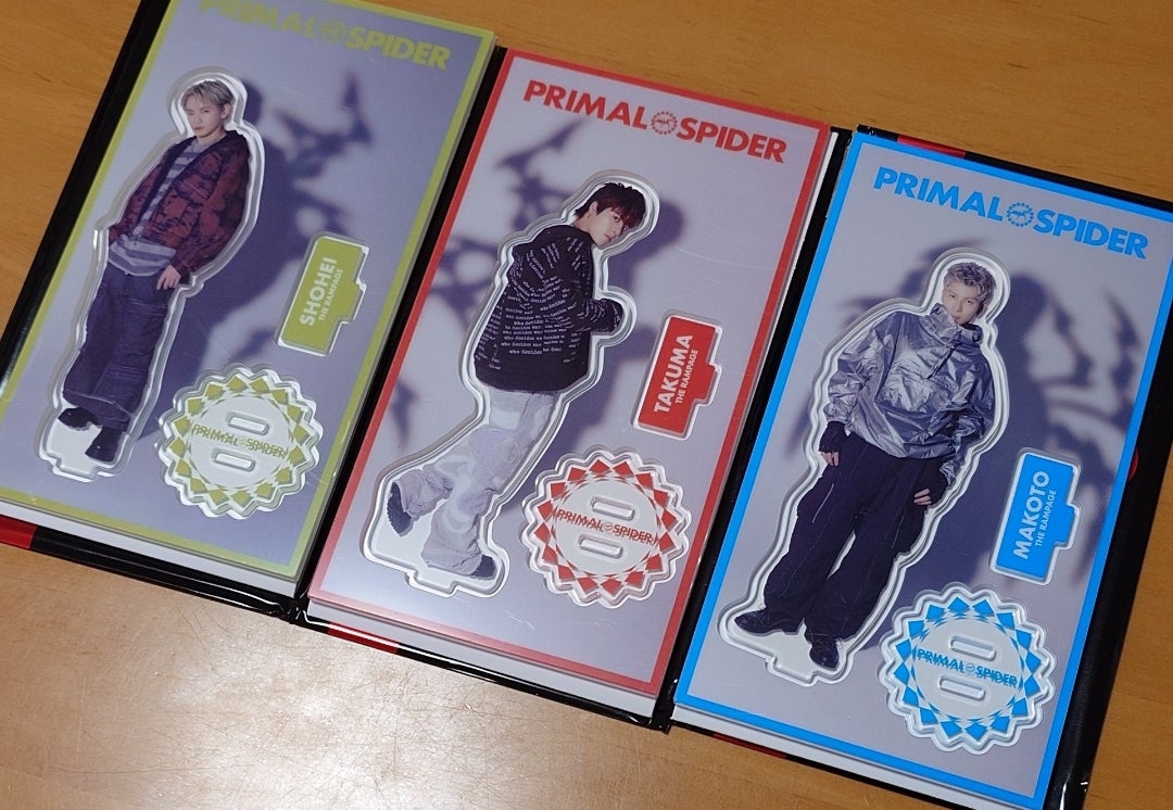 THE RAMPAGE「PRIMAL SPIDER」グッズ開封 | 昔の名前で出ています？