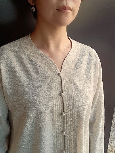 ウールコットン平”のショートブラウス | 長野ヨーガンレール Jurgen