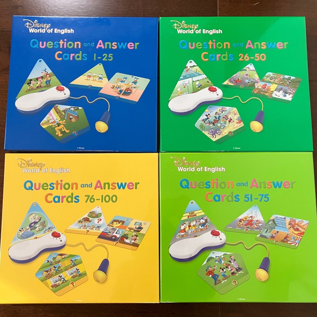 小1】DWE☆5年目の課金 Q&Aカード（中古）使ってみました。 | 小2boy