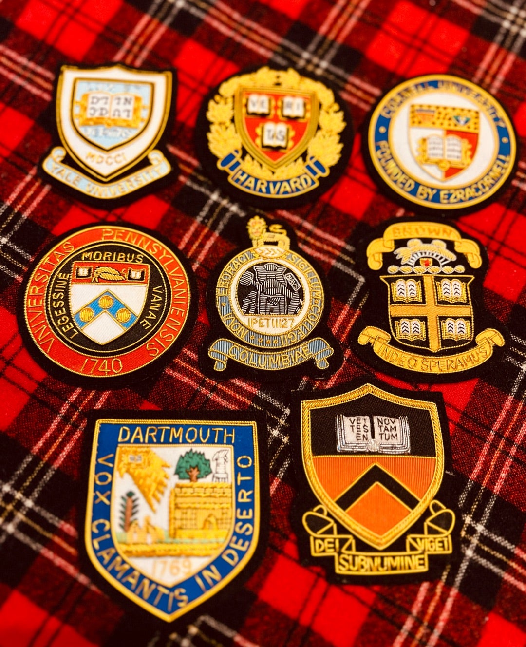 ◇アイビーリーグ校章アメリカ東部8大学ブレザーエンブレム 断捨離し