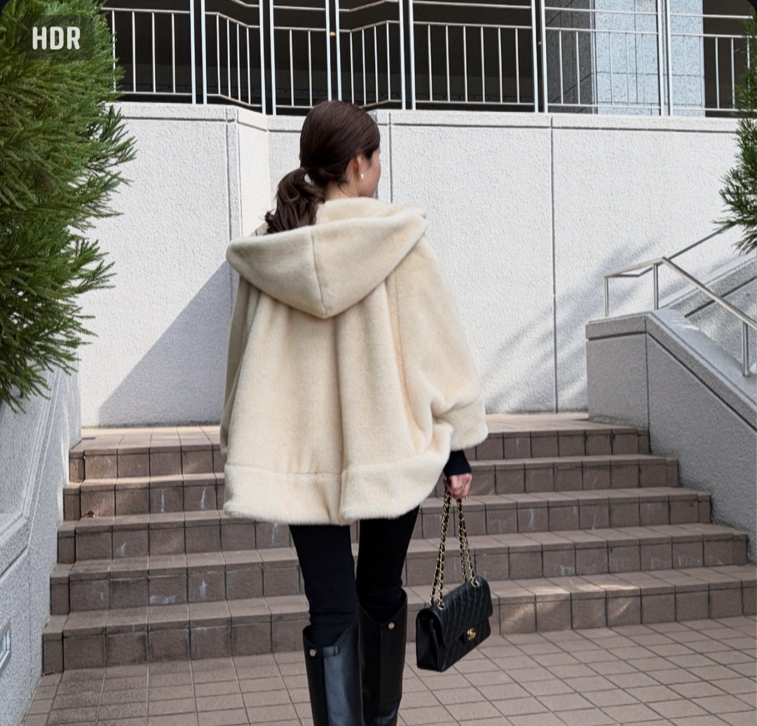 可愛すぎて毎日着たくなるteddy poncho♡ ママにもおすすめです | ママ