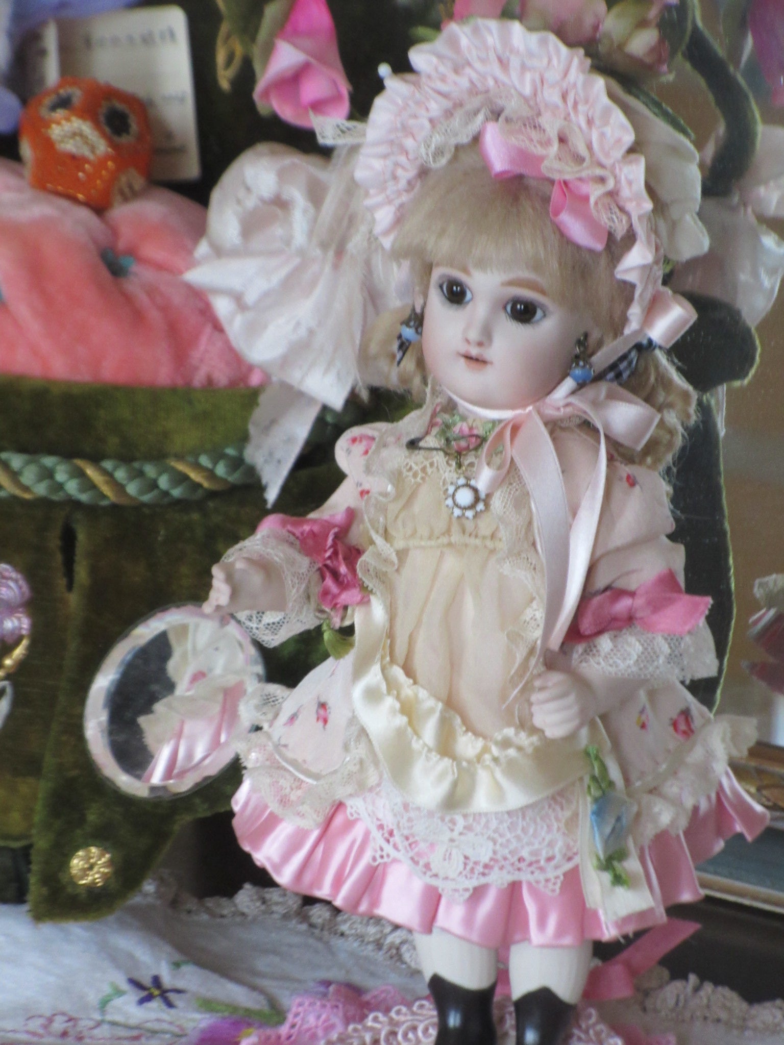 ビスクドール (1118-43br) サイズ 約43cm 作家様モノです。 ビスク