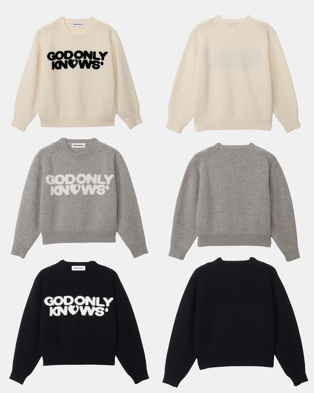 可愛過ぎて罪！笑 本日20:00よりGOD ONLY KNOWS 新作コレクション発売